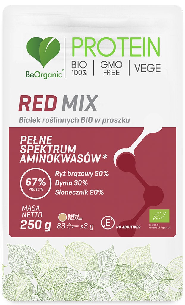 RED MIX Białek roślinnych BIO w proszku 250g