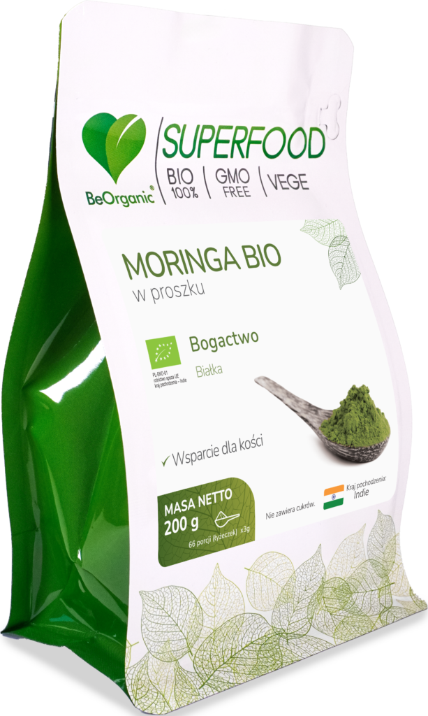Moringa BIO w&nbsp;proszku 200g - BeOrganic