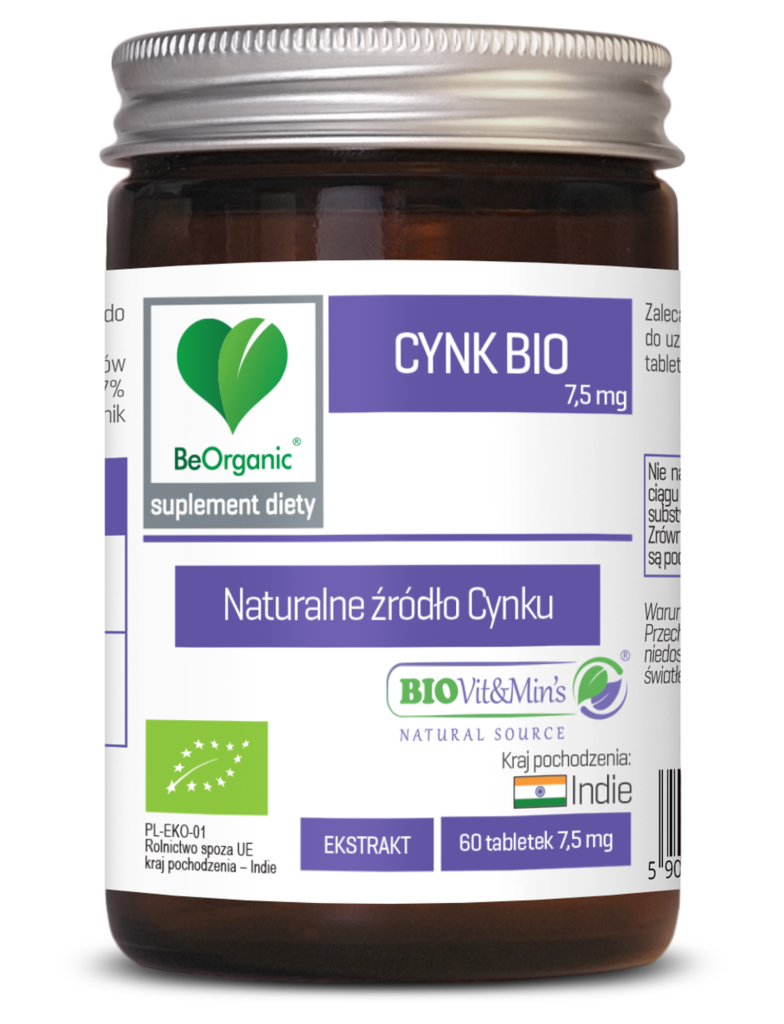 Cynk BIO 7,5 mg - BeOrganic