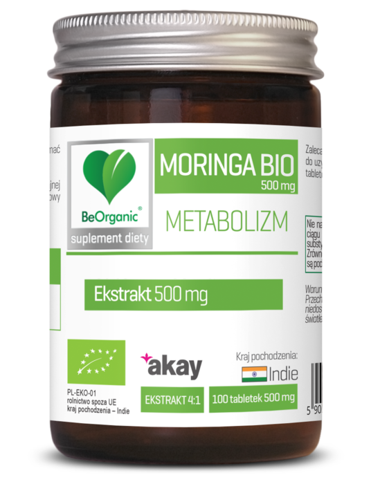 Moringa ekstrakt BIO 500 mg