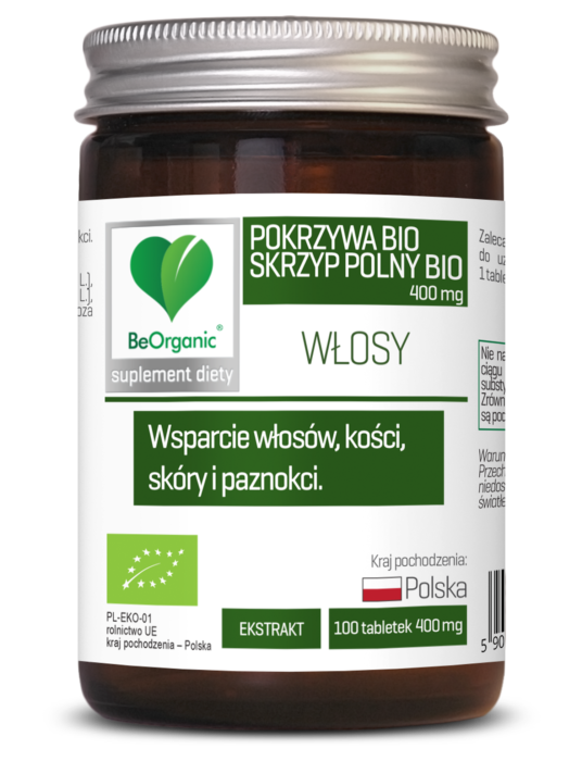 Skrzyp BIO + Pokrzywa BIO 400 mg