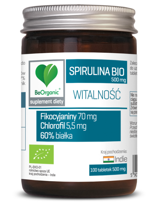 Spirulina BIO 500 mg