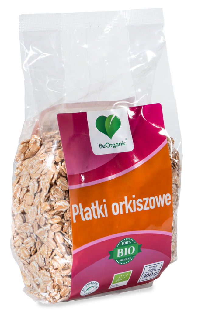 Płatki orkiszowe EKO 300g - BeOrganic