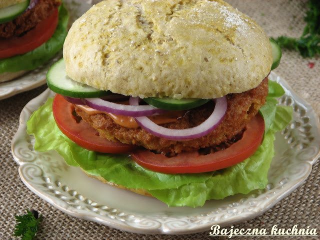 Bajeczna kuchnia burger z kaszy jaglanej