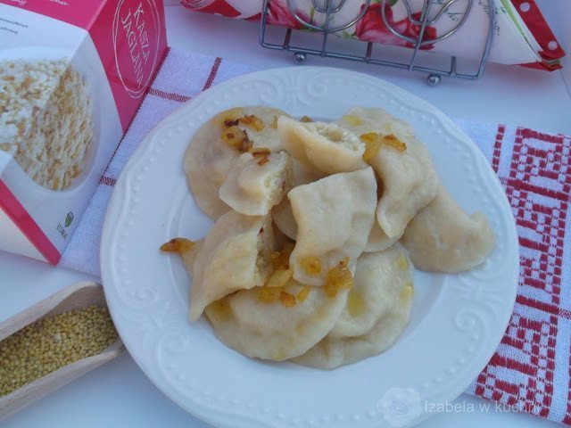 Pierogi z kaszą jaglaną