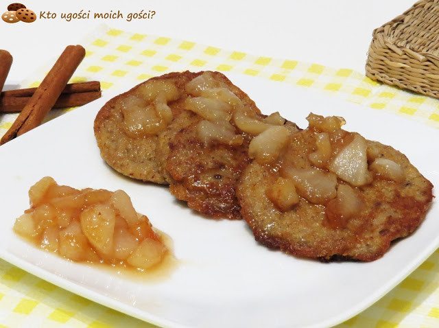 placuszki z gruszkami